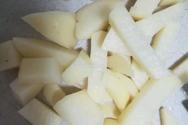 土豆豆角焖面的做法图解3