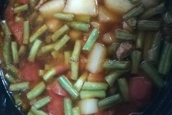 土豆豆角焖面的做法图解8
