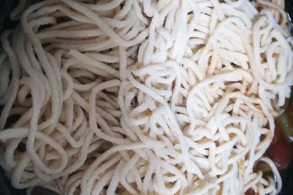 土豆豆角焖面的做法图解9