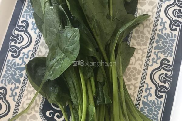 蒸菠菜丸子的做法图解1