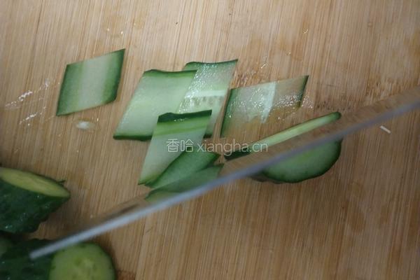 黄瓜炒鸡的做法图解5