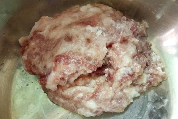 清蒸马蹄肉丸的做法图解4
