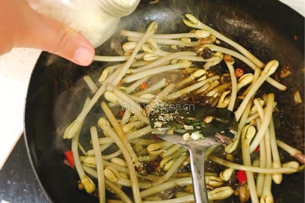 蚝油花生芽的做法图解6