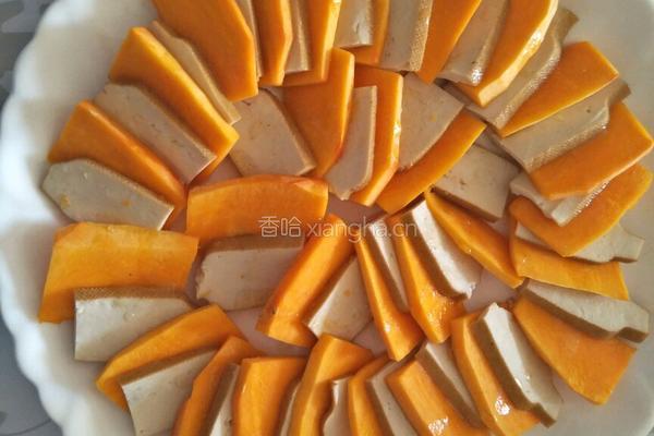 香干蒸南瓜的做法图解5