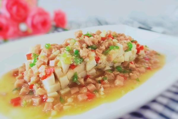 午餐肉蒸杏鲍菇