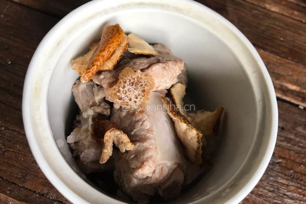 陈皮炖排骨的做法图解4