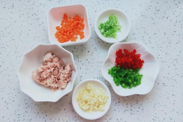 肉末蒸冬瓜的做法图解2