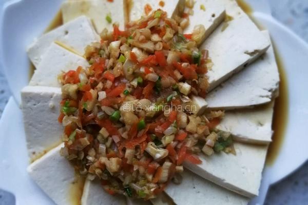 蒜蓉蒸豆腐的做法图解7