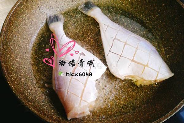 香煎扒皮鱼的做法图解2