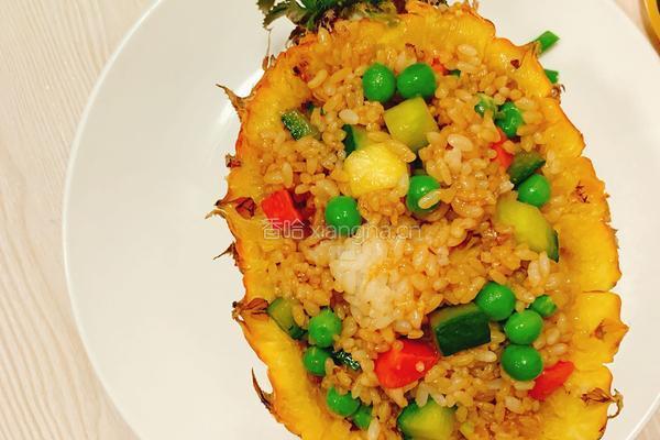 菠萝炒饭的做法图解6