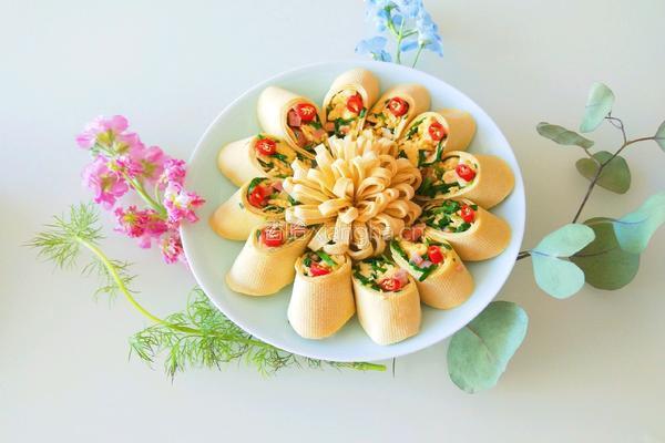 新文美食 鸡蛋韭菜豆皮花的做法图解15