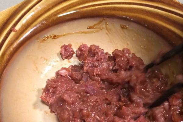 香菇蒸肉饼的做法图解2
