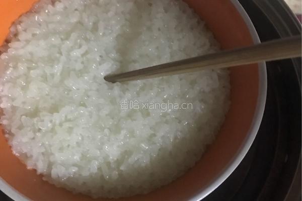 蒸红枣花生糯米饭的做法图解6