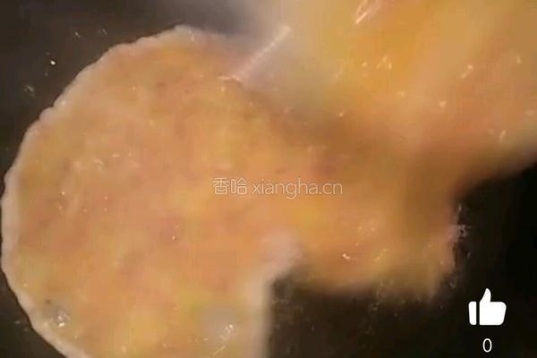 火腿煎鸡蛋的做法图解5