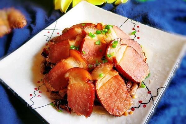 干豆角蒸腊肉的做法图解1