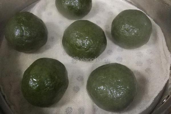 咸蛋黄肉松青团(少油少糖)的做法图解11