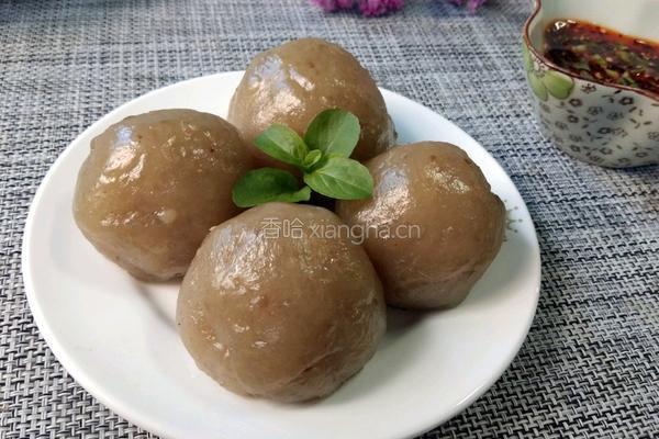 蒸红薯粉圆子的做法图解15