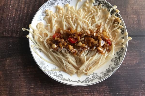 蒜蓉金针菇的做法图解5