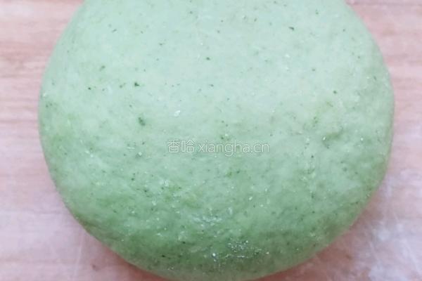 菠菜汁春饼的做法图解4