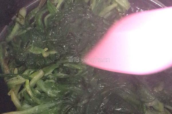 野葱焖肉的做法图解4