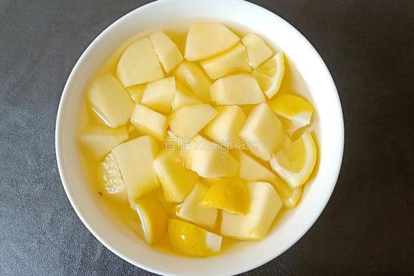 苹果柠檬水的做法图解4