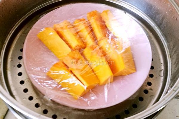 豆沙南瓜包的做法图解1