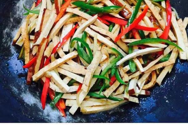 小炒豆干的做法图解8