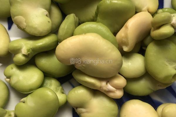 蒸蚕豆的做法图解3