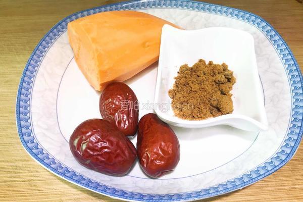 双红补血汤（红薯蒸红枣）的做法图解1