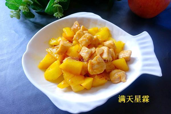 菠萝炒鸡胸肉的做法图解15