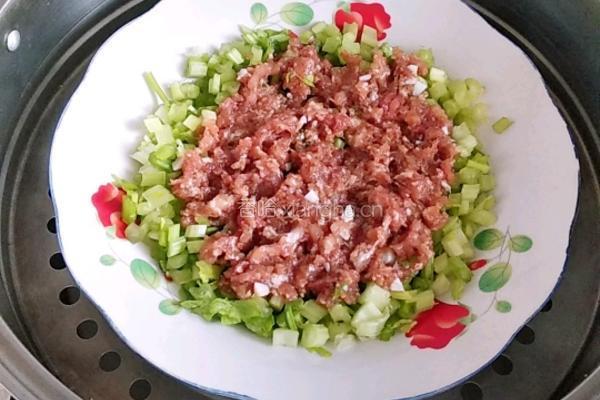 肉沫蒸芹菜的做法图解9