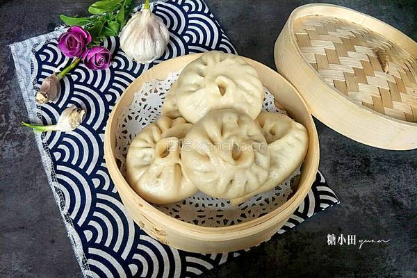 白菜蒸包的做法图解13