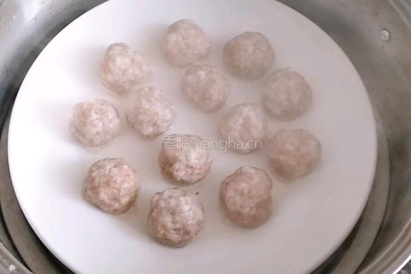 鲜虾猪肉丸的做法图解10