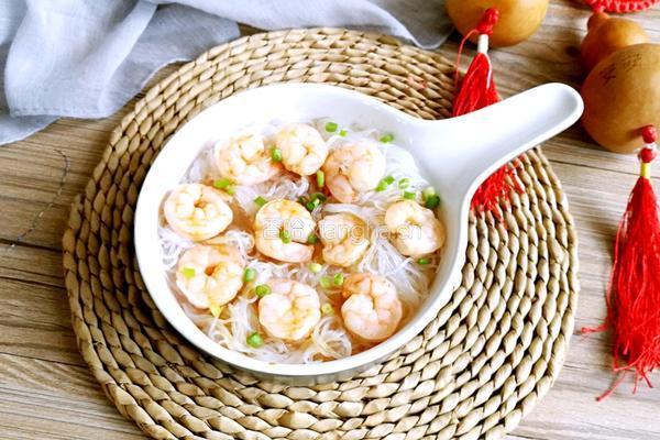 粉丝蒸虾仁的做法图解6