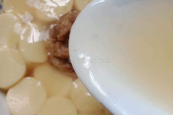 ＃蒸菜＃日本豆腐蒸肉的做法图解8