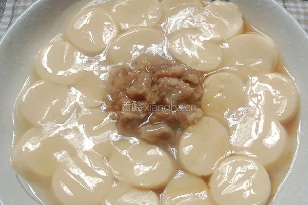 ＃蒸菜＃日本豆腐蒸肉的做法图解9