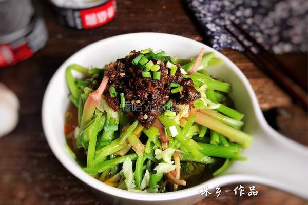 香菇酱菠菜根的做法图解10