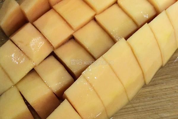 牛奶木瓜盅的做法图解4
