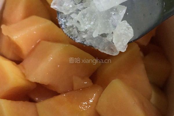 牛奶木瓜盅的做法图解5