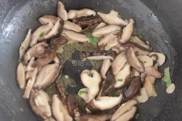 蚝油香菇油菜的做法图解6