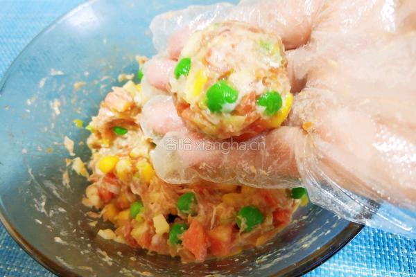 多彩肉丸的做法图解8