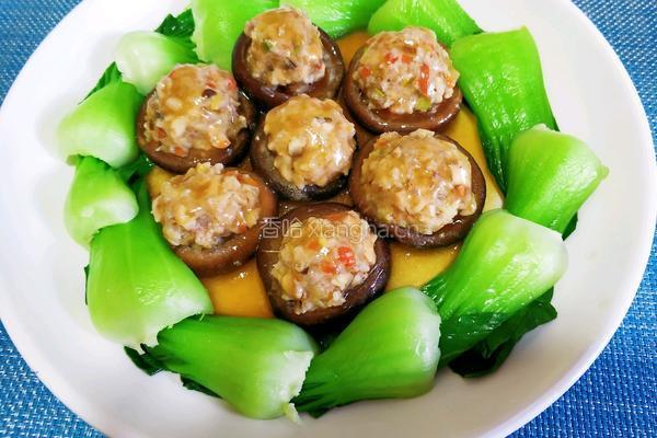 香菇酿肉的做法图解13
