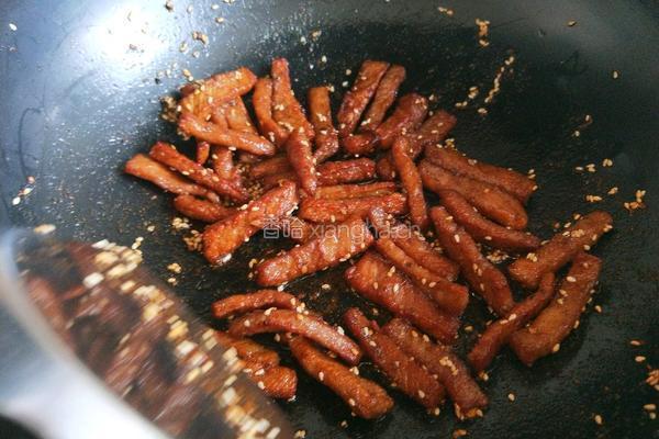 新文美食 香里脊辣里脊肉条的做法图解10