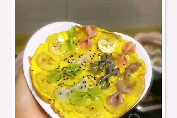 沫辰小甜点香蕉鸡蛋饼的做法图解8