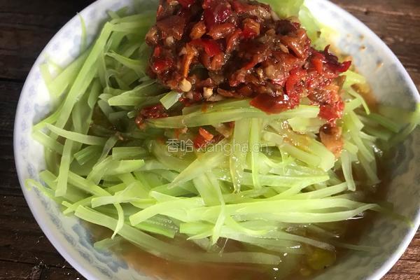 蒜蓉辣椒酱翡翠丝的做法图解9