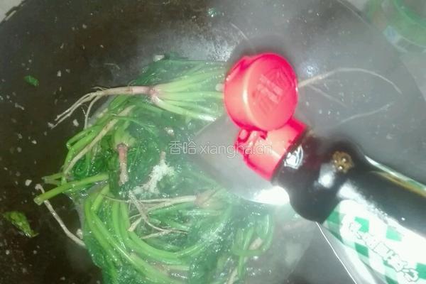 蒜香菠菜的做法图解6
