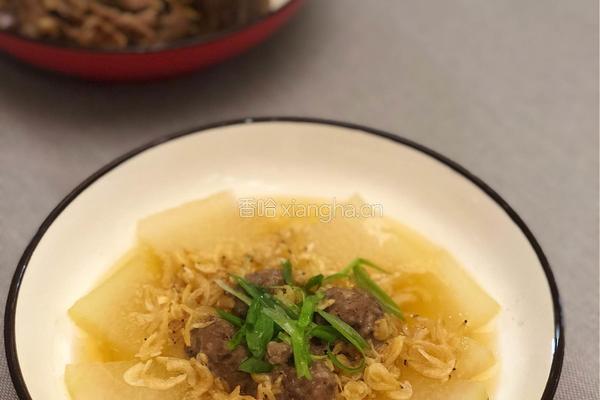 肉丸虾皮蒸冬瓜的做法图解8