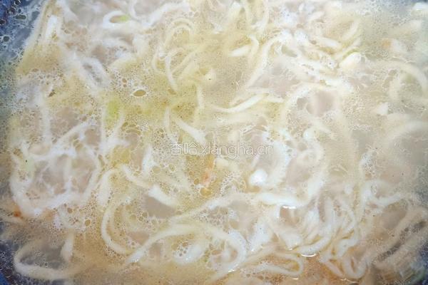鸡汤手擀面的做法图解7