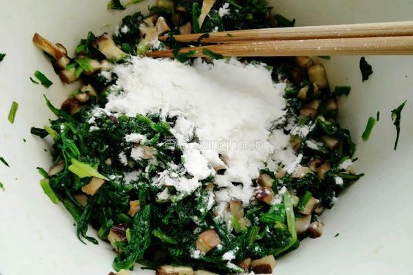 雪菜蒸香菇的做法图解7