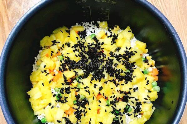 黑米红枣菠萝蒸饭的做法图解5
